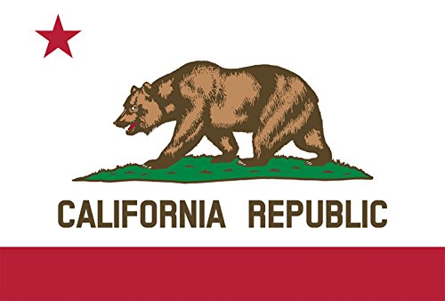 0017917044324 - TOLAND HOME GARDEN CALIFORNIA STATE FLAG DECORATIVE USA-PRODUCED GARDEN FLAG, 12.5 BY 18