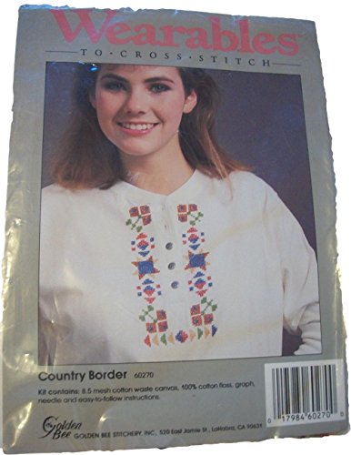 0017984602700 - COUNTRY BORDER - WEARABLE TO CROSS STITCH