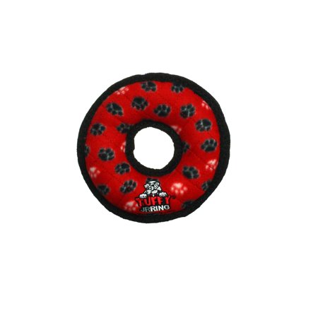 0180181011016 - JUNIOR RING DOG TOY IN RED PAW