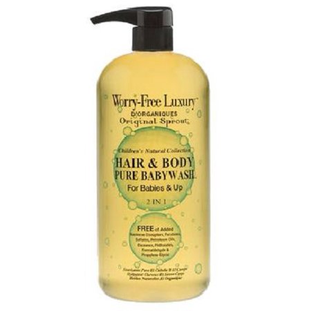 0180551000053 - ORIGINAL SPROUT HAIR AND BODY BABY WASH 33 FL OZ.