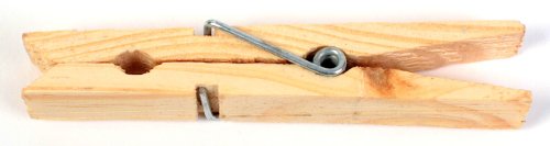 0180592003747 - READY2GO LAUNDRY CARE NATURAL WOODEN CLOTHESPINS, SET OF 36