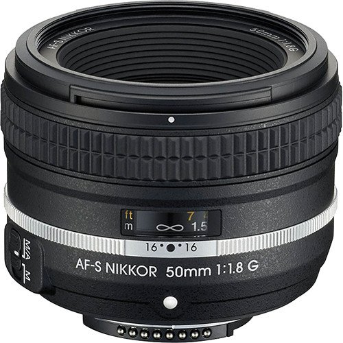 0018208022144 - NIKON AF-S FX NIKKOR 50MM F/1.8G SPECIAL EDITION FIXED ZOOM LENS WITH AUTO FOCUS FOR NIKON DSLR CAMERAS