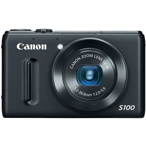 0018208924103 - CANON POWERSHOT S100 12.1 MP DIGITAL CAMERA WITH 5X WIDE-ANGLE OPTICAL IMAGE STABILIZED ZOOM (BLACK) (OLD MODEL)