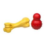 0018214823407 - PUPPY RUBBER DOG TOY PLAY PACK