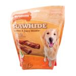 0018214825272 - ENHANCED RAWHIDE DOG ROLL 5 IN/25 COUNT
