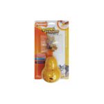 0018214828884 - ROMP-N-CHOMP RUBBER WOBBLER WITH TREATS DOG TOY