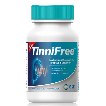 0182273000229 - TINNIFREE MAXIMUM STRENGTH TINNITUS FORMULA WITH CLINICALLY STUDIED INGREDIENTS. ENT RECOMMENDED. POWERFUL EFFECTIVE FORMULA TO IMPROVE INNER EAR CIRCULATION & HELP STOP RINGING IN THE EARS 60 CT.