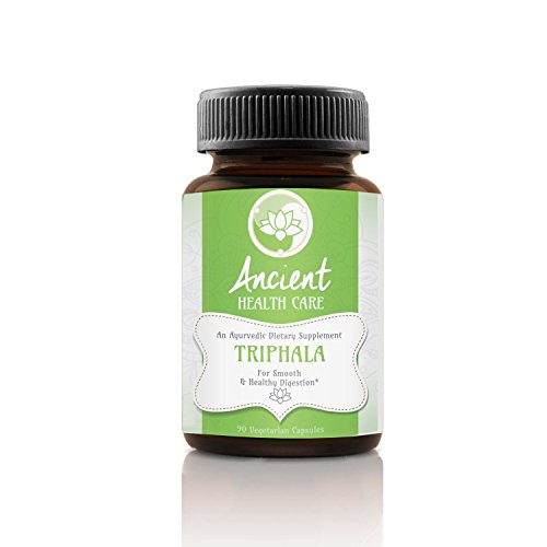 0018227836708 - ANCIENT HEALTH CARE PREMIUM TRIPHALA - DIGESTION SUPPORT, COLON CLEANSE, WEIGHT LOSS SUPPLEMENT - CONTAINS AMALAKI, HARITAKI AND BIBHITAKI - 90MG - 40% TANNINS - 90 VEGGIE CAPSULES - MADE IN THE USA