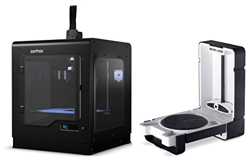 0183206002242 - ZORTRAX M200 3D PRINTER WITH OFFICIAL SIDE COVERS + MATTER AND FORM 3D SCANNER BUNDLE PACKAGE