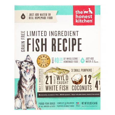 0183413004893 - THE HONEST KITCHEN BRAVE: FISH & COCONUT GRAIN FREE DOG FOOD, 10 LB