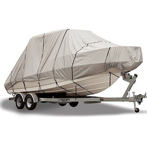 0018397118475 - BUDGE 600 DENIER BOAT COVER FITS HARD TOP / T-TOP BOATS B-621-X7 (22' TO 24' LON