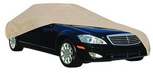 0018397792057 - BUDGE SHIELD CAR COVER FITS SEDANS UP TO 264 INCHES, SD-5 - (DUPONT TYVEK, GRAY)