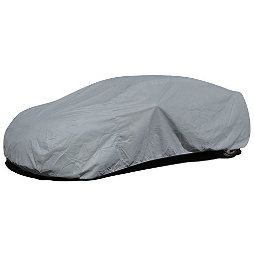 0018397800035 - BUDGE PLATINUM CAR COVER FITS SEDANS UP TO 200 INCHES, GKF-3 - (DUPONT TYVEK, PLATINUM GRAY)