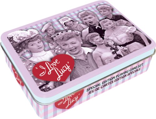 0184709040380 - I LOVE LUCY COLLAGE PLAYING CARD TIN