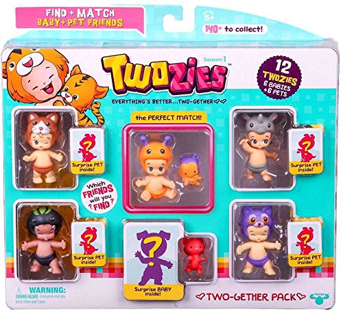 0018551504533 - TWOZIES SEASON 1 TWO-GETHER PACK BY MOOSE TOYS