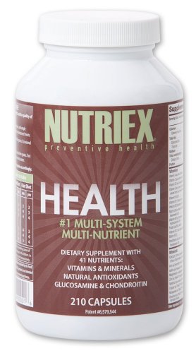 0185746000016 - NUTRIEX HEALTH - COMPREHENSIVE MULTIVITAMIN AND MULTINUTRIENT SUPPLEMENT WITH GLUCOSAMINE & CHONDROITIN