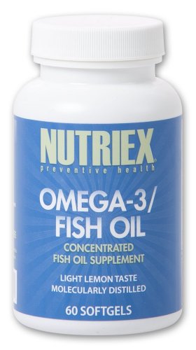 0185746000108 - NUTRIEX OMEGA-3 FISH OIL 60 SOFT GELS
