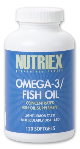 0185746000146 - NUTRIEX OMEGA-3 FISH OIL 120 SOFT GELS