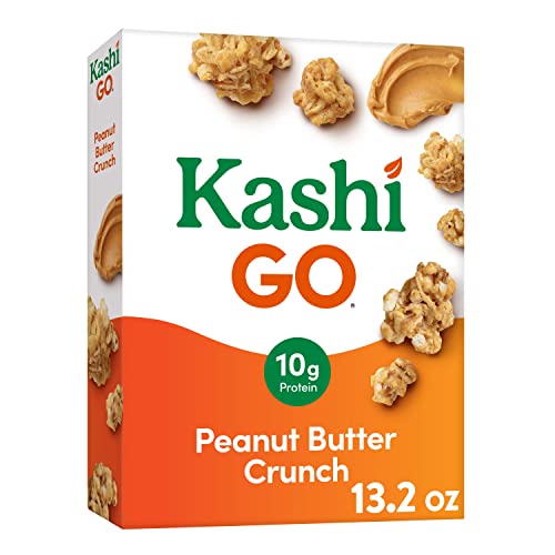 0018627101390 - KASHI GO PEANUT BUTTER CRUNCH CEREAL - VEGAN | NON-GMO | 13.2 OUNCE (PACK OF 1)