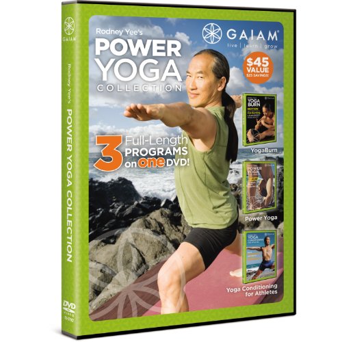 0018713579676 - GAIAM POWER YOGA COLLECTION: 3 FULL-LENGTH PROGRAMS DVDS