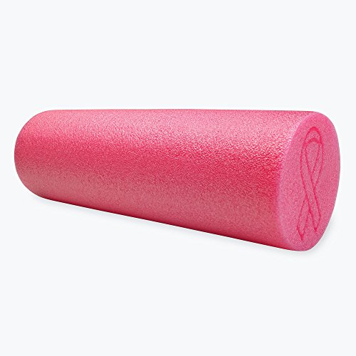 0018713614698 - GAIAM RESTORE RIBBON MUSCLE THERAPY FOAM ROLLER, PINK, 18-INCH