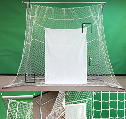0187286314622 - CIMARRON SPORTS TRAINING AIDS PRACTICE GOLF NET AND FRAME WITH IMPACT SCREEN
