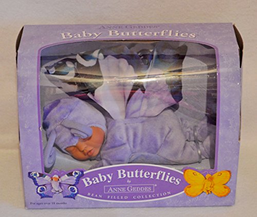 0018876269438 - ANNE GEDDES LAVENDER BABY BUTTERFLIES - BEAN FILLED COLLECTION