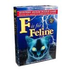 0018886071076 - F IS FOR FELINE MYSTERY JIGSAW PUZZLE AGES 12+