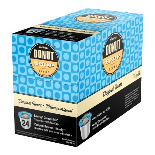 0188909000250 - AUTHENTIC DONUT SHOP BLEND ORIGINAL ROAST SINGLE-CUP COFFEE FOR KEURIG K-CUP BREWERS, 24 COUNT