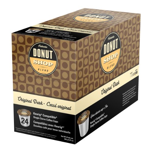 0188909000267 - AUTHENTIC DONUT SHOP BLEND ORIGINAL DARK SINGLE-CUP COFFEE FOR KEURIG K-CUP BREWERS, 24 COUNT