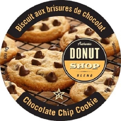 0188909000281 - AUTHENTIC DONUT SHOP BLEND CHOCOLATE CHIP COOKIE SINGLE-CUP COFFEE FOR KEURIG K-CUP BREWERS, 24 COUNT