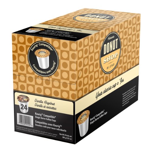 0188909000298 - AUTHENTIC DONUT SHOP BLEND VANILLA HAZELNUT SINGLE CUP COFFEE FOR KEURIG K-CUP B