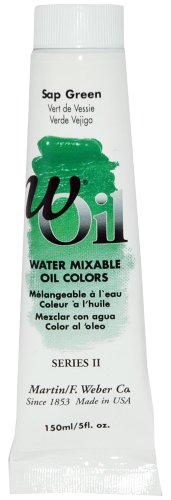 0018918075287 - WOIL 150ML WATER MIXABLE OIL COLOR, SAP GREEN