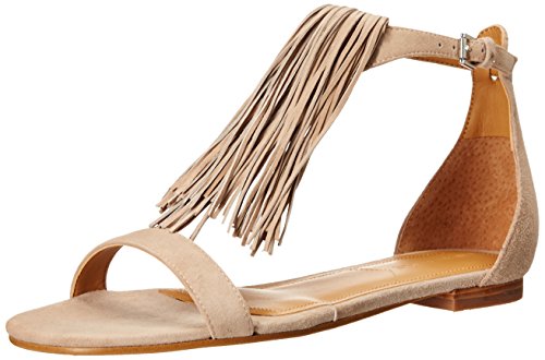 0190039573191 - KENDALL + KYLIE WOMEN'S TESSA DRESS SANDAL, TAUPE SUEDE, 8.5 M US