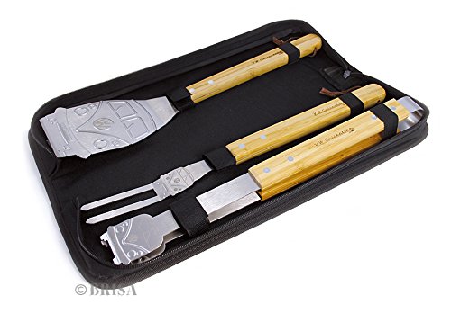 1900514908498 - VW COLLECTION BY BRISA 3-PIECE VW BUS BBQ TOOL SET IN ZIPPERED CARRY CASE