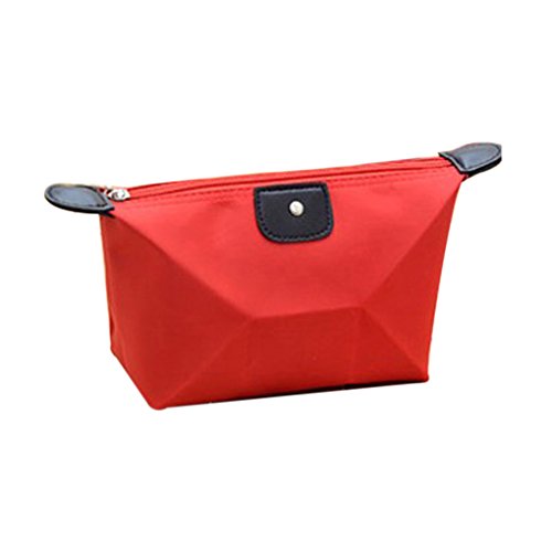 0019005572900 - M-EGAL WOMEN'S POUCH BAG HANDBAG TRAVEL MAKE UP COSMETIC PURSE RED
