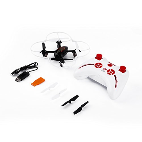 0019005909515 - RBWINNER 2.4G 4CH 6 AXIS RC QUADCOPTER WIRELESS RADIO REMOTE CONTROL PLASTIC WITH HD 2.0MP CAMERA FOR SYMA X11C - BLACK