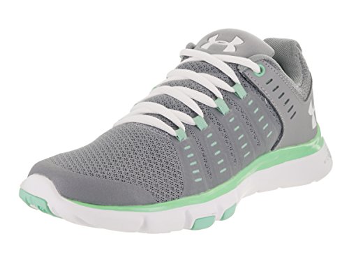 0190078366976 - UNDER ARMOUR WOMEN'S UA MICRO G? LIMITLESS TR 2 STEEL/CRYSTAL/WHITE SNEAKER 6 B (M)