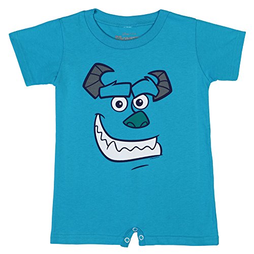 0190121089876 - DISNEY MONSTERS INC I AM SULLEY BABY ROMPER - BLUE (18-24)