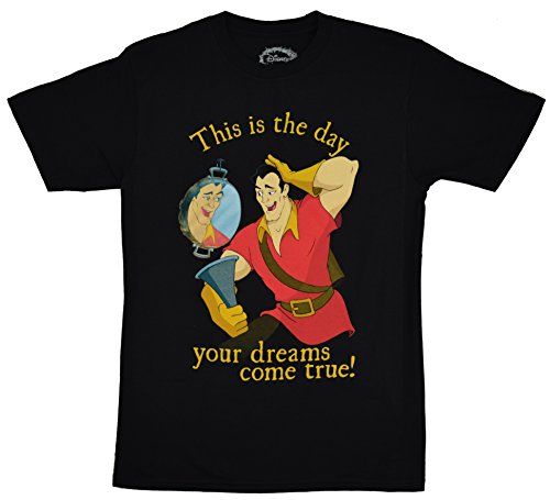 0190121229579 - DISNEY BEAUTY AND THE BEAST GASTON YOUR DREAMS COME TRUE T-SHIRT X-LARGE