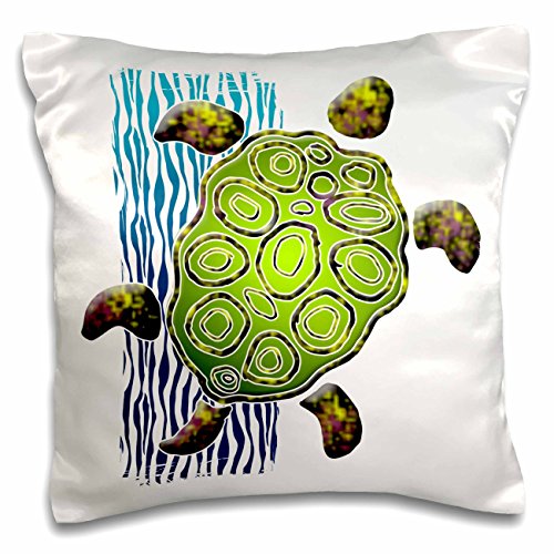 0190133227808 - 3DROSE PC_44618_1 ILLUSTRATION WITH SEA TURTLE-PILLOW CASE, 16 BY 16