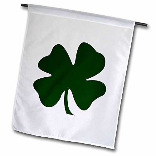 0190133321643 - 3DROSE FL_175491_1 CLOVER GREEN BLOB ST PAT DAY IRISH GARDEN FLAG, 12 X 18