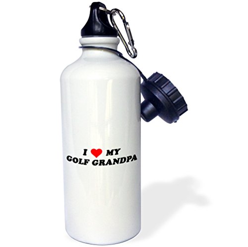 0190133689583 - TORYANNE COLLECTIONS EXPRESSIONS - I HEART MY GOLF GRANDPA - 21 OZ SPORTS WATER BOTTLE (WB_163959_1)