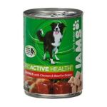 0019014026043 - DOG FOOD CHUNKS WITH TENDER CHICKEN & BEEF SIMMERED IN GRAVY CANS