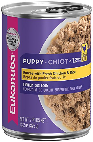 0019014029310 - EUKANUBA PUPPY ENTRÉE WITH FRESH CHICKEN AND RICE CANNED PUPPY FOOD 13.2 OUNCES (PACK OF 12)