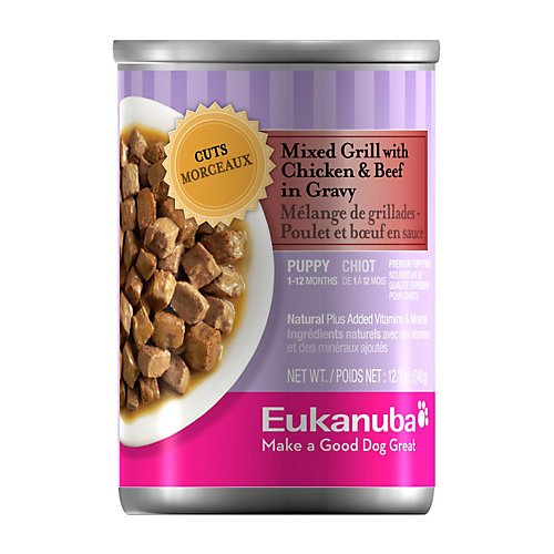 0019014029358 - EUKANUBA PUPPY CUTS CANNED DOG FOOD CASE