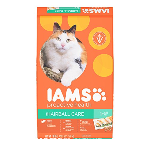 0019014611911 - IAMS PROACTIVE HEALTH HAIRBALL CARE ADULT CAT FOOD, 16 LBS. ()