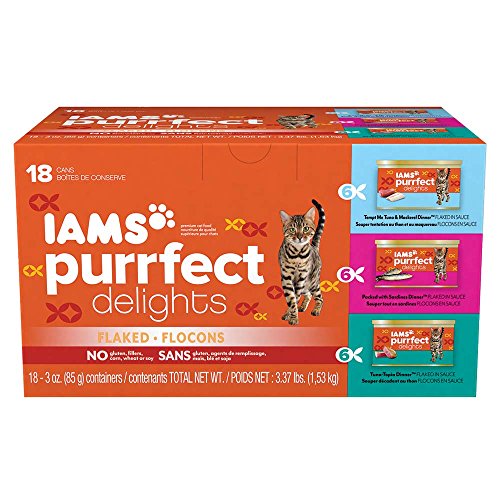 0019014702916 - IAMS PURRFECT DELIGHTS TEMPT ME TUNA AND MACKEREL DINNER, PACKED WITH SARDINES D