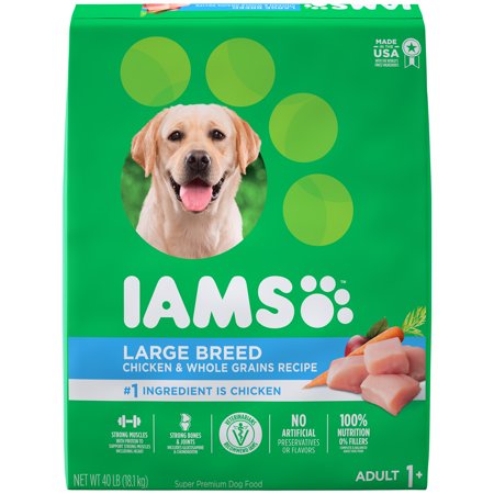 0019014707294 - IAMS PROACTIVE HEALTH ADULT LARGE BREED DRY DOG FOOD CHICKEN, 40 LB. BAG