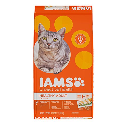0019014712274 - IAMS PROACTIVE HEALTH ADULT ORIGINAL WITH CHICKEN DRY CAT FOOD 22 POUNDS
